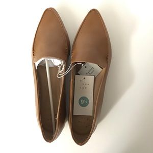 Brown Pointed Toe Flats